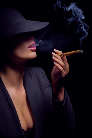 Cigar Girl by Senten-Images